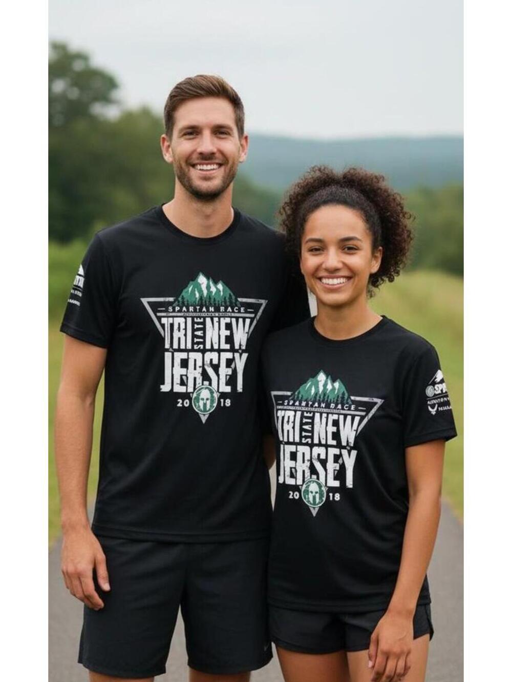 New Unisex Moisture Wicking Official Craft Spartan Mountain Series T-Shirt Small